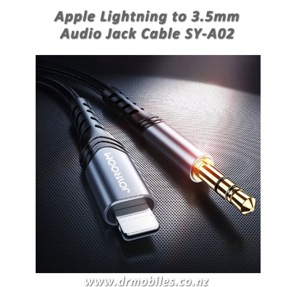 Apple Lightning to 3-5mm Male Plug, Audio HiFi Adaptor Cable - Joyroom SY-A02
