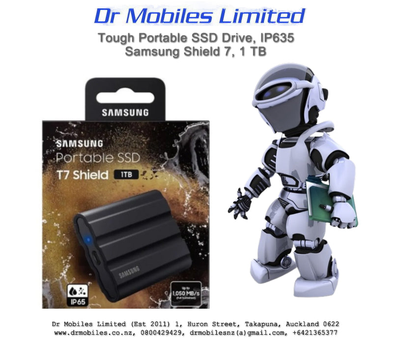 High Speed Wireless Charging Battery Bank Samsung T7-Shield, IP65