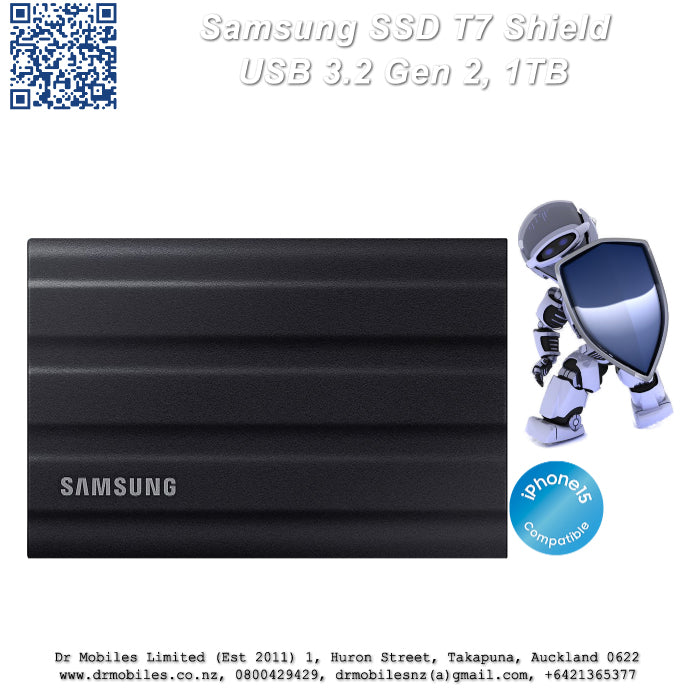 Portable SSD T7 Shield USB 3.2 Gen 2, 1TB