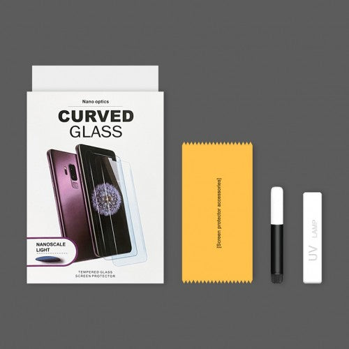 UV Full Liquid Glue Screen Protector Tempered Glass for Android