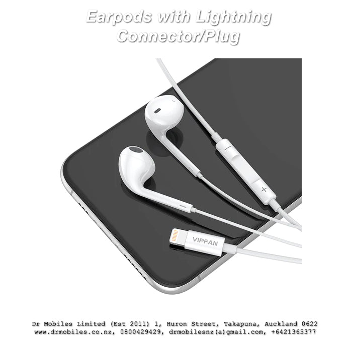 iPhone  In-Ear HIFI Stereo Bluetooth Lightning Wired Earphones M13