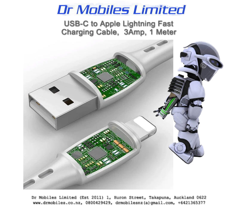 USB-A to Apple Lightning Fast Charging Cable,  3Amp, 1 Meter, Vipfan X22