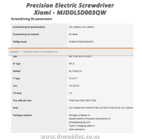 Xiaomi Mijia Electrical Precision Screwdriver Kit