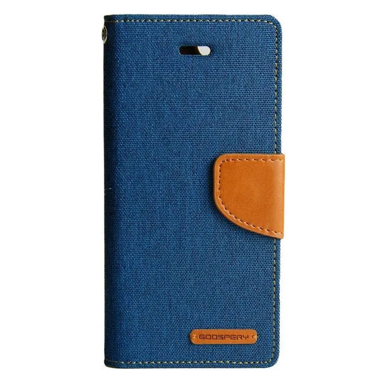 Goospery Note S20 Ultra Canvas Fabric Flip Wallet Case Cover