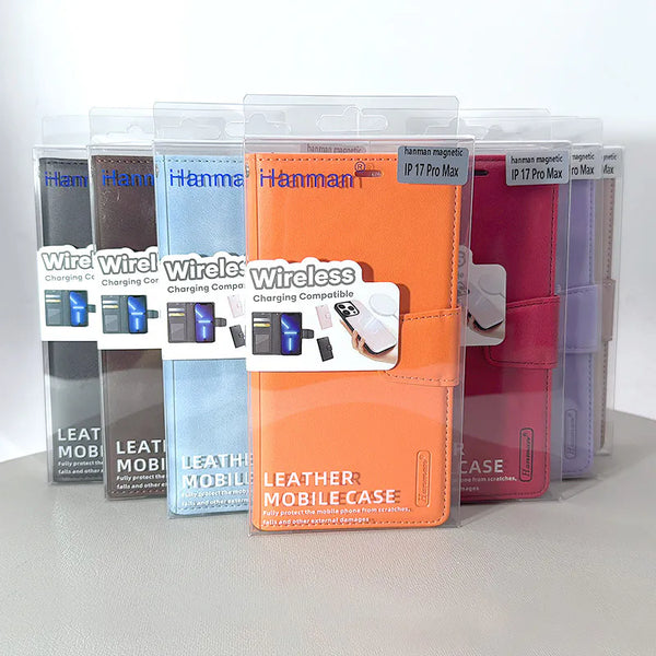 Hanman 2 in 1 MagSafe Detachable Wallet Case for iPhone 17 Pro Max/18 Pro Max
