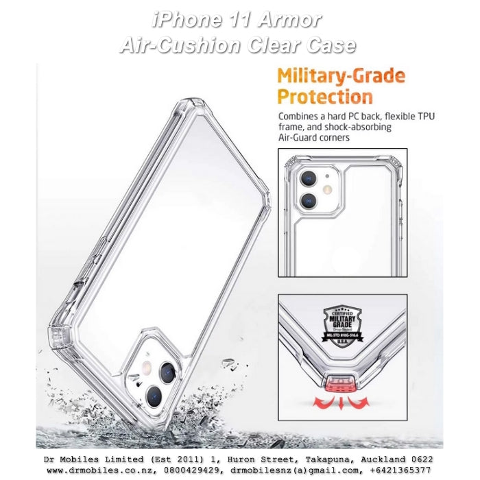 Apple iPhone 11 Armor Air-Cushion Clear Case