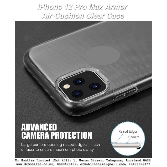 Apple iPhone 12 Pro Max Armor Air-Cushion Clear Case