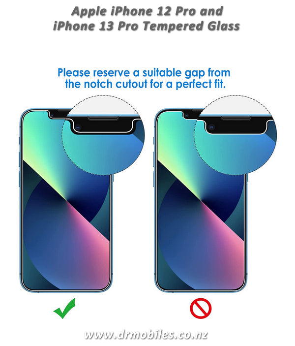 Apple iPhone 12 Pro and iPhone 13 Pro creen Protector Tempered Glass