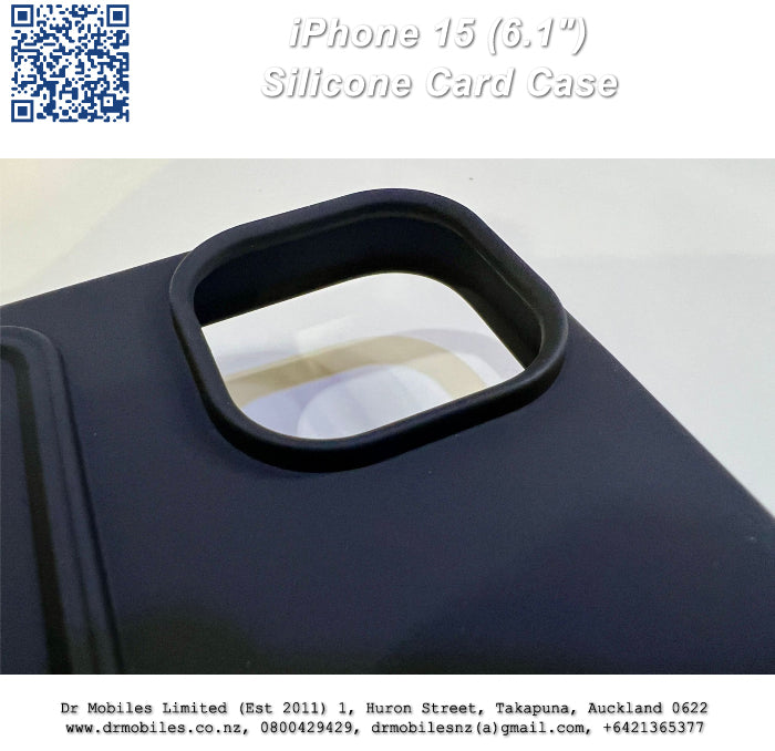 iPhone 15, 6.1" Credit Card Case. Anti-Slip