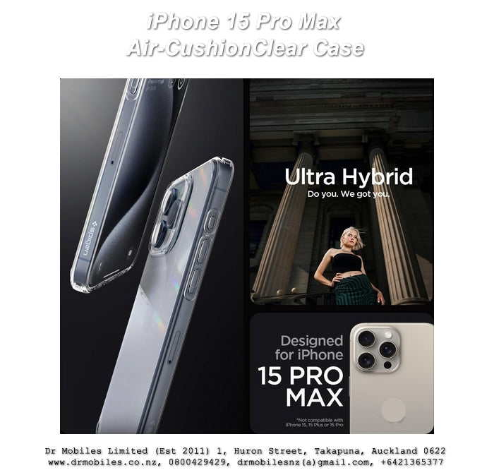 Apple iPhone 15 Pro Max Armor Air-Cushion Clear Case