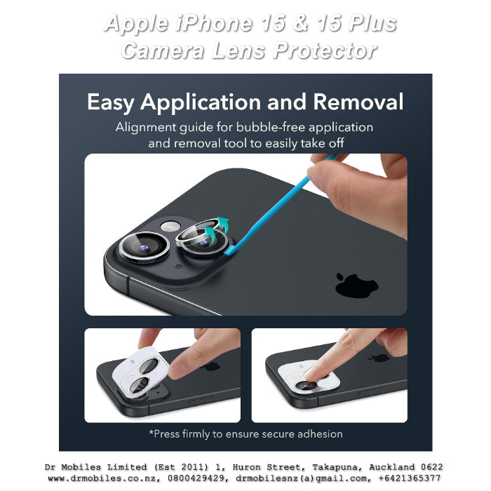 Camera Lens Protector for iPhone 15 or iPhone 15 Plus