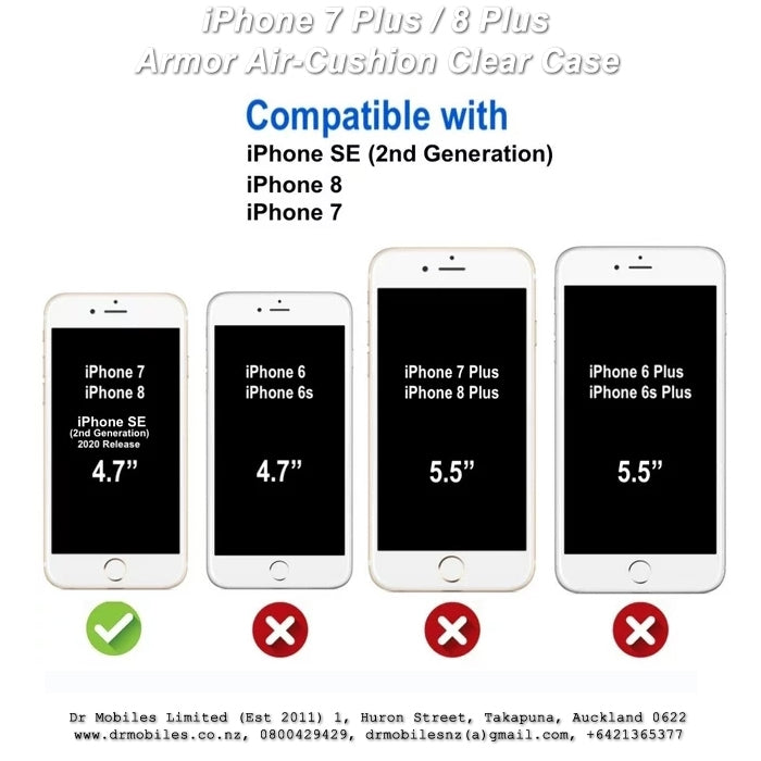 Apple iPhone 7 Plus / 8 PlusArmor Air-Cushion Clear Case