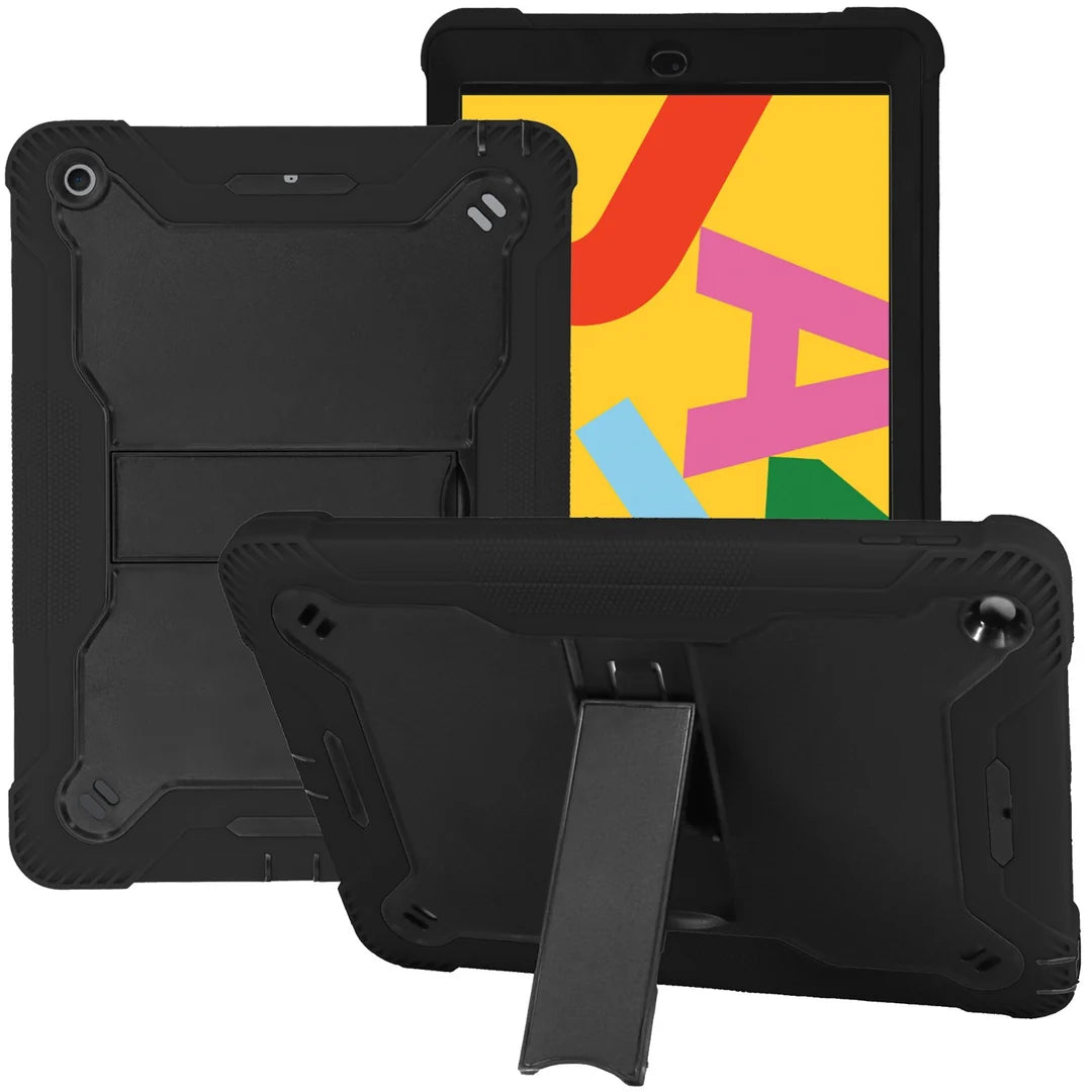iPad 5th/6th/Air1/Air2 9.7 inch Armor Rugged Shockproof Case with Stand