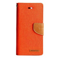 Goospery Galaxy S21 Canvas Fabric Flip Wallet Case Cover