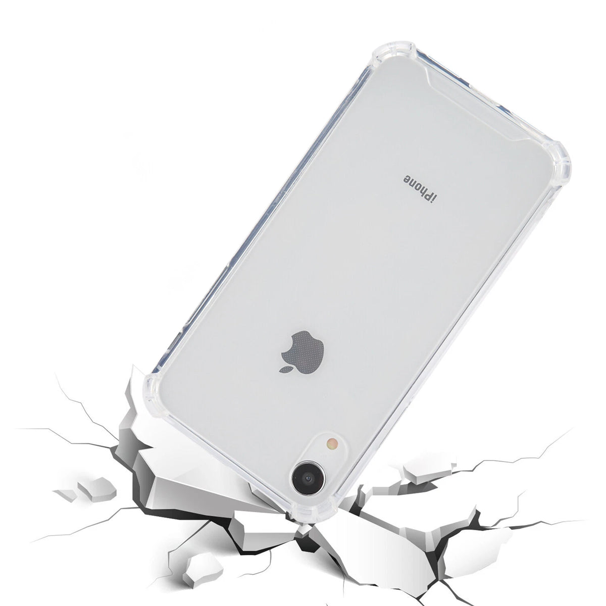 iPhone XR Clear Soft TPU Case Anti Drop