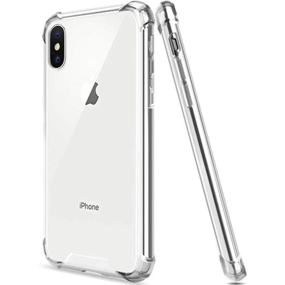 iPhone XS MAX Clear Soft TPU Case Anti Drop