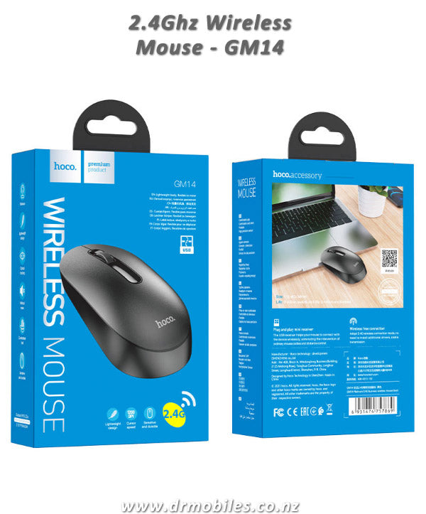 2.4G Wireless Mouse - Hoco GM14 - Desktop, laptop computer acessories