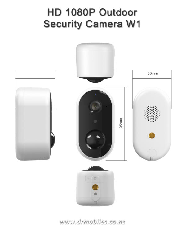 Laxihub W1 - Outdoor 1080P WiFi Outdoor Security Camera IP65